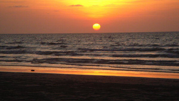 Sunset Briton beach Miri