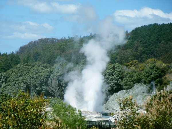 At the Geothermal park - Maori place