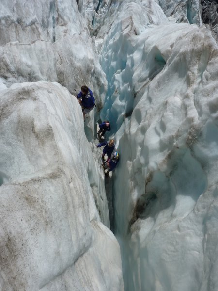 in a glacier