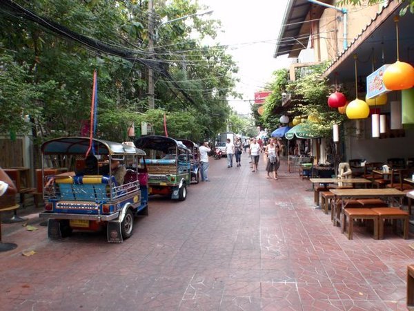Khao San side street...