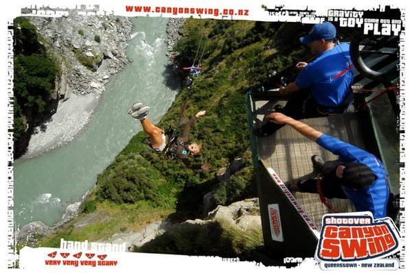 Canyon Swing, Queenstown... the best heart-pumping fun ever!!!