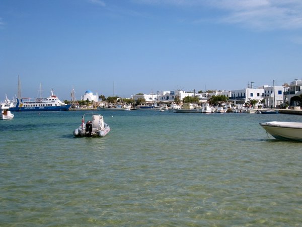 Antiparos... a short 5 minute ferry ride from Paros