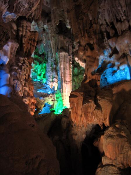 Inside the caves