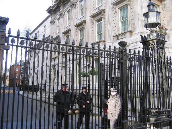 The gates of Downing Street