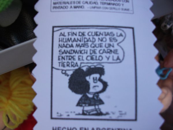 Mafalda's great sentence