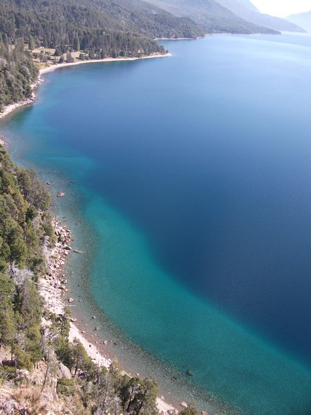 Lago Traful's colors
