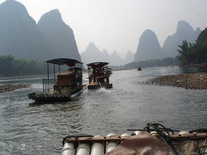 Bamboo rafting on the Li river