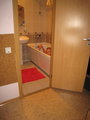 Our luxury bathroom - that you can watch tv from!