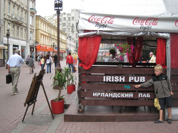 Arbat Street - Sid spotted an Irish Pub