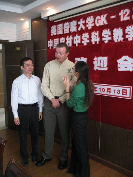 Dr. Hua, Jon, and vice principal