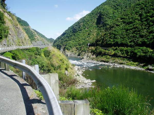 View from the road, Manawatu Gorge