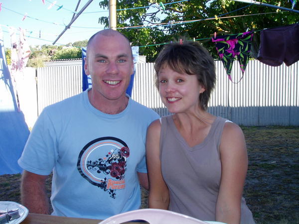 Greig and Mel my wonderful Kiwi hosts