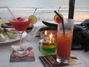 Sunset Cocktails - Oasis Restaurant
