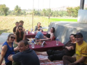 Chilling out in Hampi