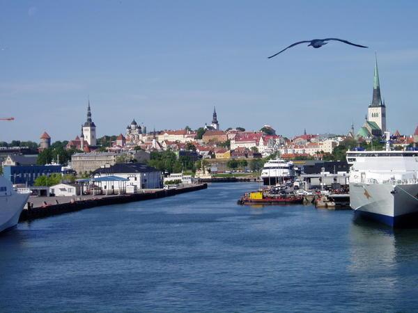 Arriving in Tallinn