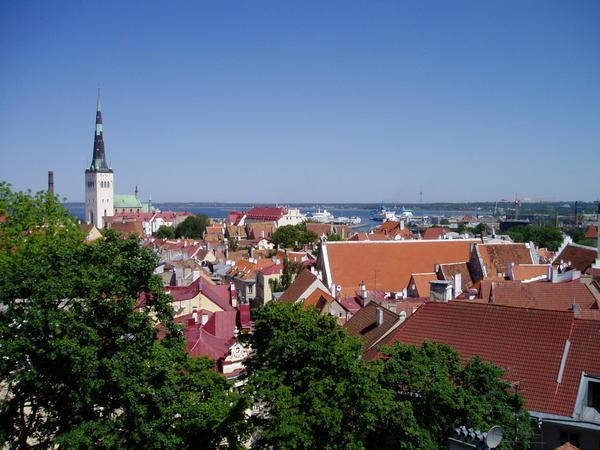 Tallinn's skyline is spectacular