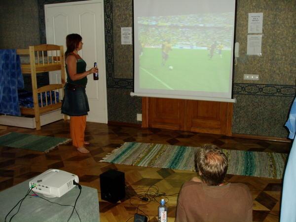 World Cup at Tallinn Backpackers