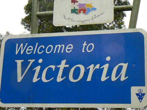 And into Victoria
