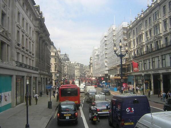 Arriving at Oxford Street