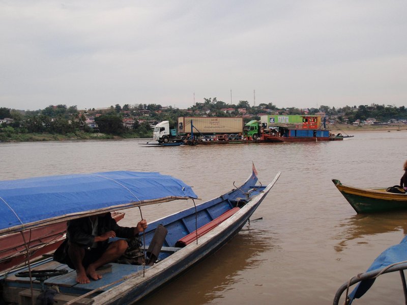 Grenzübergang Thailand Laos