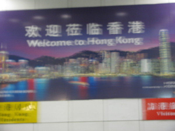 Welcome to Hong Kong!!