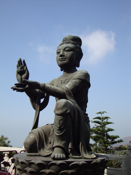 Reaching up to the Buddha