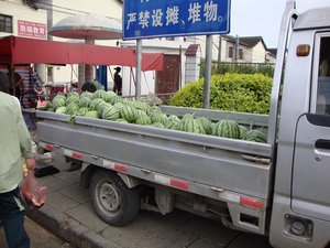 watermelon truck