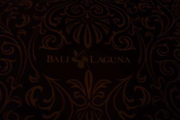 Bali Laguna menu