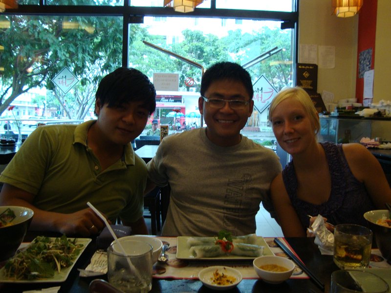 Khuong's brother, Khuong and Angela