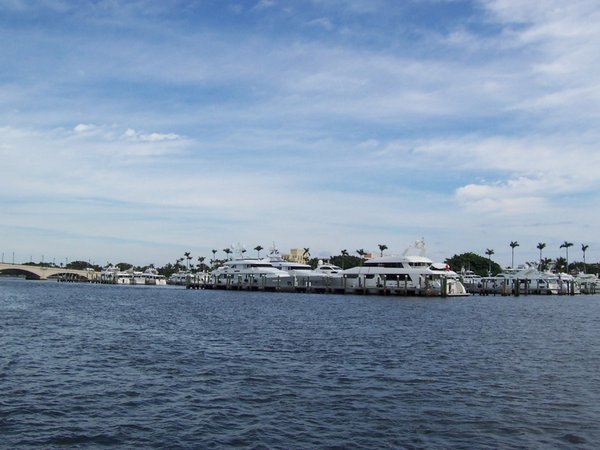 Million dollar plus boat marina in West Palm Beach