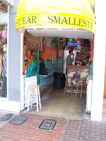 Worlds smallest bar in Key West