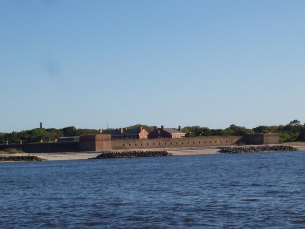 Fort at Saint Augustine from the anchorage