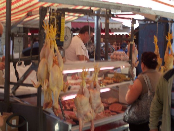 Outdoor Market in Catania, Italy on Sicily
