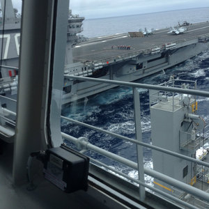 Carrier Unrep in the Pacific Ocean