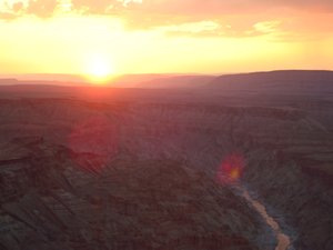 (Another!) sunset - fish river canyon