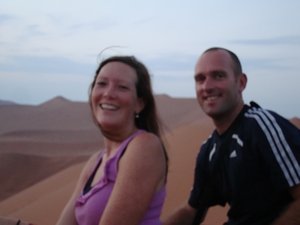Libby and Liam on Dune 45