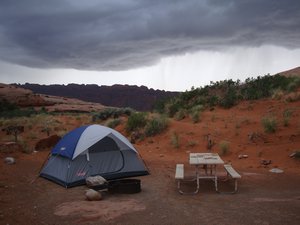 Campsite at Arches NP
