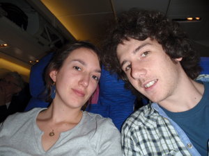 on the plane!!