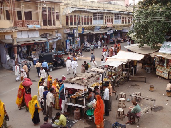 food stalls on Pushkars main street