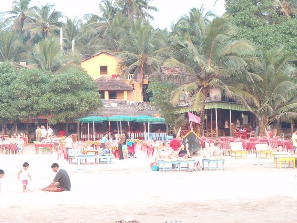 the beach cafes
