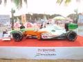 Formula one racing car in Sunburn