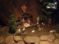 nativity in tree roots in a bar!