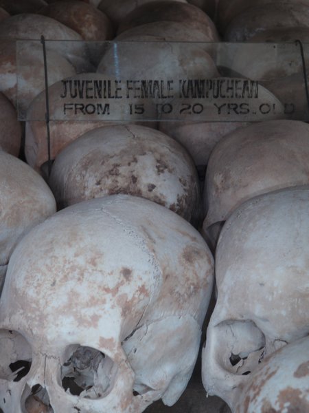skulls of victims
