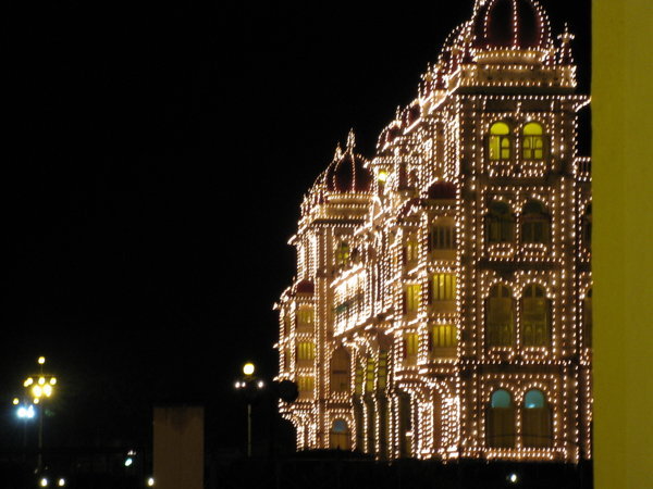Mysore Palace at Night