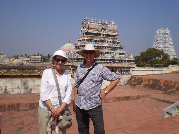 At the temple complex