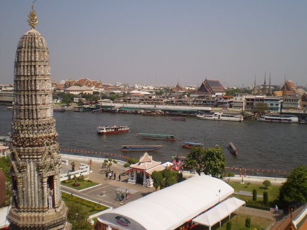View of the city from Wat Arun