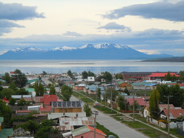 View from hotel at Puerto Natales
