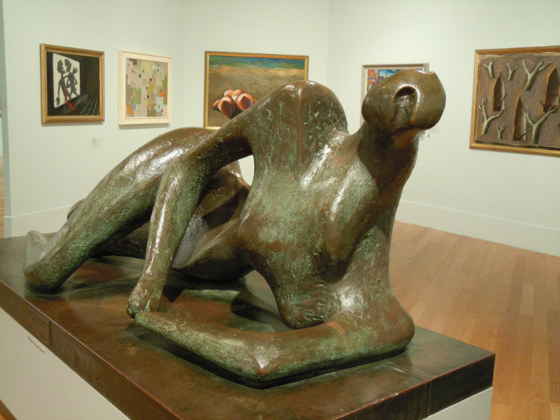 Henry Moore in Art Gallery
