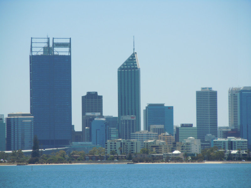 Perth City from the Swan River 