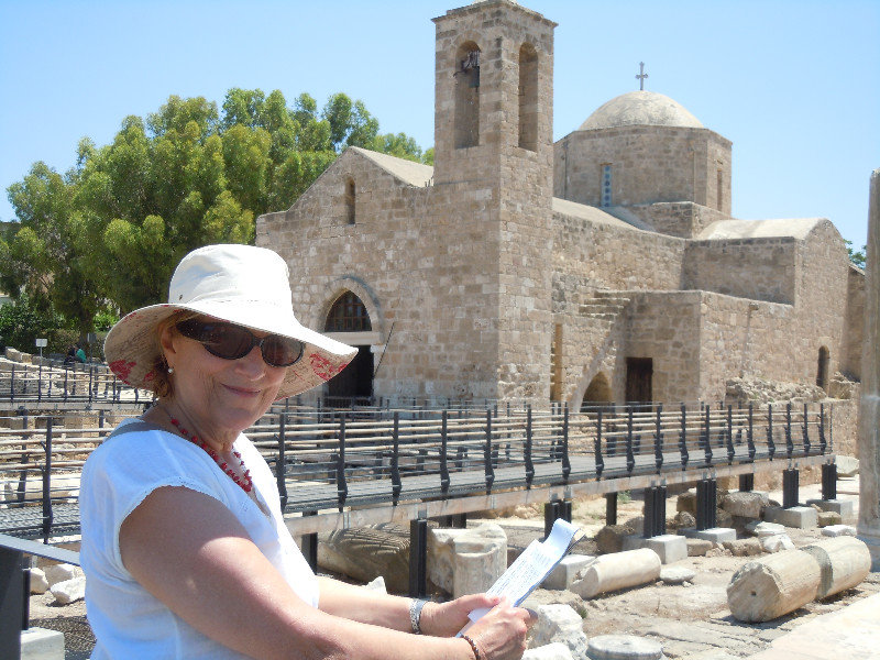 Lynne and Agia Kyriaki church